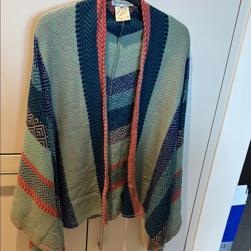 Bcbgeneration Multicolor Striped Cape - image 1